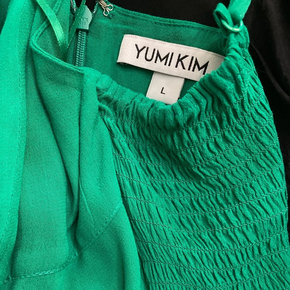 LARGE YUMI KIM Watch Me Green Maxi Dress - Picture 2 of 3